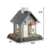 Village Collection Bayside Cottage Bird Feeder