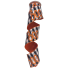 4" x 5yd BOO Embroidered Buffalo Check Ribbon