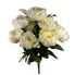 20" Cabbage Rose Bush-Ivory