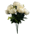 20" Cabbage Rose Bush-Ivory