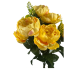 20" Cabbage Rose Bush-Yellow