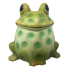 5" Speckled Frog Figurine