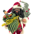 16" Santa w/ Nutcracker & Presents