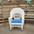 Aruba White High Back Rocker