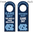 UNC Tar Heels Game Day Reversable Door Hanger