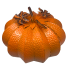 Large Metal Harvest Pumpkin