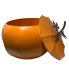 19" Harvest Metal Pumpkin w/ Lid - Extra Large