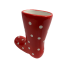 5" Red Planter/Vase Rain Boot
