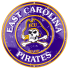 12" ECU Pirates Circular Sign