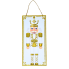 White & Gold Glitter Nutcracker Hanging Sign