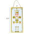 White & Gold Glitter Nutcracker Hanging Sign