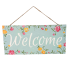 12" Spring Welcome Sign