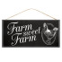 12.5"x6"Farm Sweet Farm Sign
