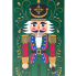 Festive Green Nutcracker Hanging Sign