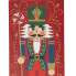 Festive Red Nutcracker Hanging Sign