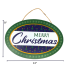 Merry Christmas Oval Hanging Sign
