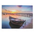 12"H Rowboat Art Canvas with LED Lights