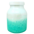 6" Glass Sea Salt Green Vase