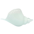 Clear/White Glass Shell Figurine