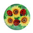 Ladybugs & Sunflowers Bird Bath