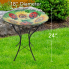 Ladybugs & Sunflowers Bird Bath