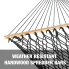 6' Classic Cotton Rope Hammock - Black