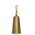 18" Long Metal Gold Hanging Bell