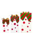 Red Polka Dot Metal Gift Box Set