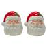 Ceramic Santa Face Salt & Pepper Shakers