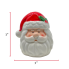 Ceramic Santa Face Salt & Pepper Shakers