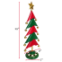 29" Metal Green & Red Tree w/ Jingle Bells