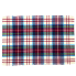 19" x 13" Holiday Festive Plaid Placemat