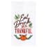 Eat, Drink, Thankful Pumpkin Towel