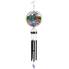 Colorful Birdhouses Illuminated Wind Chime