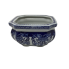Blue and White Chinoiserie Square Planter