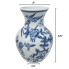 6.5" Birds & Floral Chinoiserie Vase- Long Neck