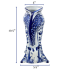 10.5" Blue & White Chinoiserie Giraffe Vase