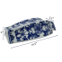 10.5" Blue & White Chinoiserie Wall Vase