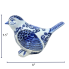 5.5" Blue & White Chinoiserie Bird