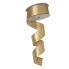 2.5" x100ft Gold Glitter Ribbon
