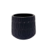 3" Ceramic Vase- Black