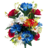 15" Patriotic Floral Bush