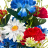 15" Patriotic Floral Bush
