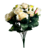 16" Rose Bush- Cream