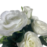 16" Rose Bush - White