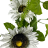 16" Sunflower Spray - White