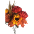 23" Fall Sunflowers & Leaf Bush