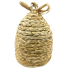 8" Woven Bee Hive Decor