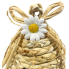 8" Woven Bee Hive Decor