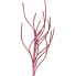 37" Swirled Beaded Spray - Red